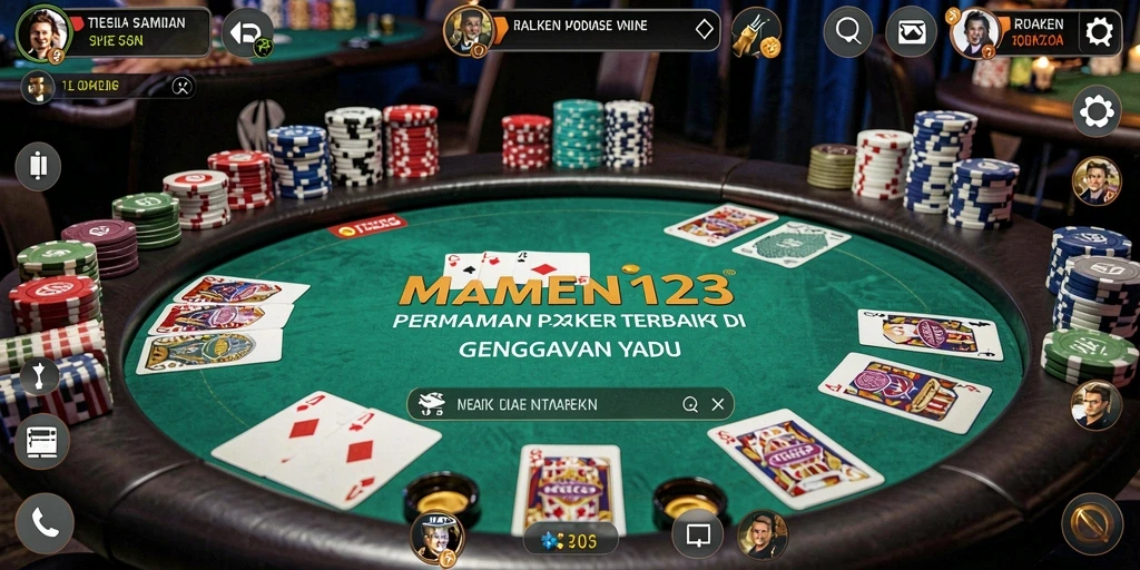 Tampilan gameplay seru dan kompetitif di MAMEN123