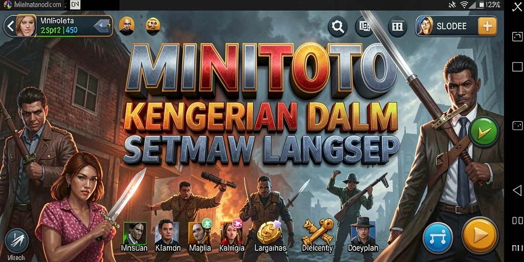Tangkapan layar gameplay <strong>MINITOTO</strong> menunjukkan suasana horor yang menegangkan.