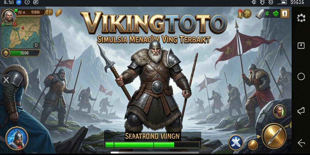 Tampilan gameplay VIKINGTOTO yang menegangkan di dunia Viking.